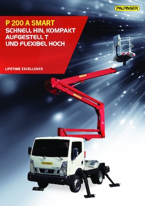 Platformy robocze na wysięgniku przegubowym mocowane na ciężarówce Palfinger P 200 A