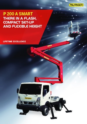 Platformy robocze na wysięgniku przegubowym mocowane na ciężarówce Palfinger P 200 A