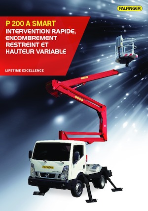 Platformy robocze na wysięgniku przegubowym mocowane na ciężarówce Palfinger P 200 A