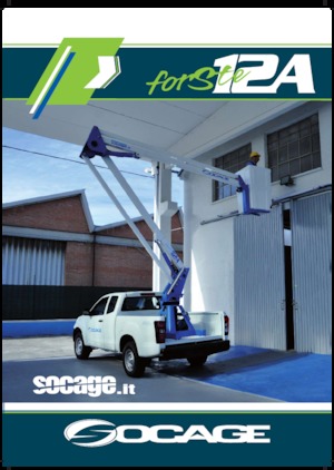 Platformy robocze na wysięgniku przegubowym mocowane na ciężarówce Socage forSte 12 A