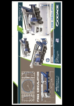 Platformy robocze na wysięgniku teleskopowym mocowane na ciężarówce Socage forSte 75 TJJ