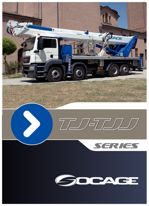 Platformy robocze na wysięgniku przegubowym mocowane na ciężarówce Socage TJ 51