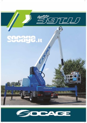 Platformy robocze na wysięgniku przegubowym mocowane na ciężarówce Socage TJJ 39