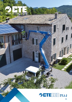 Platformy robocze na wysięgniku przegubowym mocowane na ciężarówce CTE ZED 21.3 JH