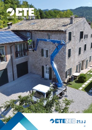 Platformy robocze na wysięgniku przegubowym mocowane na ciężarówce CTE ZED 21.3 JH