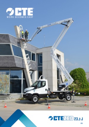 Platformy robocze na wysięgniku przegubowym mocowane na ciężarówce France Elévateur ZED 23.3 JH