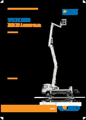 Platformy robocze na wysięgniku przegubowym mocowane na ciężarówce CTE ZED 29 J