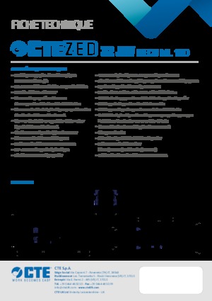 Platformy robocze na wysięgniku przegubowym mocowane na ciężarówce CTE ZED 32 JHV