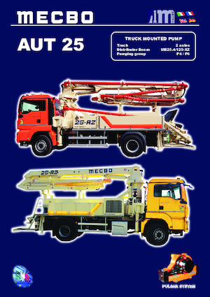 Pompa do betonu mocowana na ciężarówce Mecbo AUT 25 RZ P4.65