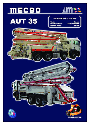 Pompa do betonu mocowana na ciężarówce Mecbo AUT 35 P6.90