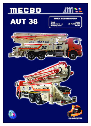Pompa do betonu mocowana na ciężarówce Mecbo AUT 38 P7.150