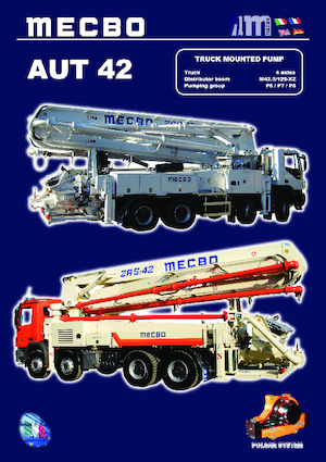 Pompa do betonu mocowana na ciężarówce Mecbo AUT 42 P7.150