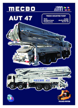 Pompa do betonu mocowana na ciężarówce Mecbo AUT 47 P6.110