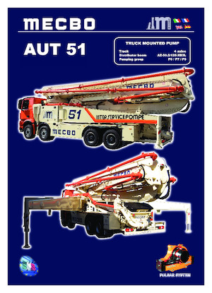 Pompa do betonu mocowana na ciężarówce Mecbo AUT 51 P6.110