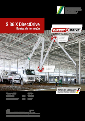 Pompa do betonu mocowana na ciężarówce SCHWING-Stetter S 36 X DirectDrive