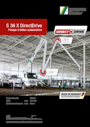Pompa do betonu mocowana na ciężarówce SCHWING-Stetter S 36 X DirectDrive