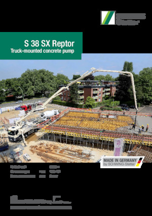Pompa do betonu mocowana na ciężarówce SCHWING-Stetter S 38 SX Reptor