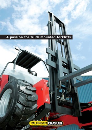 Spalinowe podwieszane wózki widłowe Palfinger Crayler BM 154
