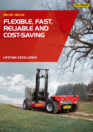 Spalinowe podwieszane wózki widłowe Palfinger Crayler BM 154