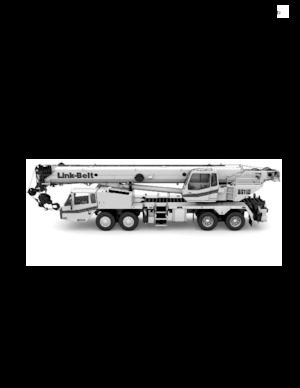 Żurawie teleskopowe mocowane na ciężarówce Link-Belt HTC-86110