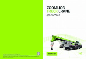 Żurawie teleskopowe mocowane na ciężarówce Zoomlion ZTC300V532