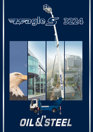Platformy robocze na wysięgniku przegubowym mocowane na ciężarówce Oil & Steel Eagle S 3224