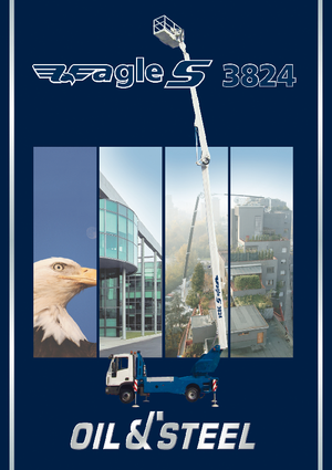 Platformy robocze na wysięgniku przegubowym mocowane na ciężarówce Oil & Steel Eagle S 3824