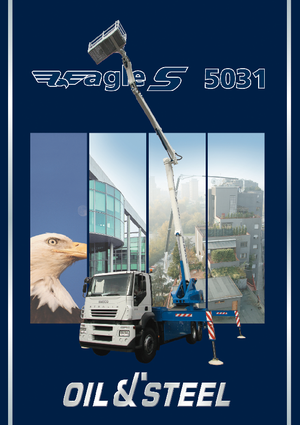 Platformy robocze na wysięgniku przegubowym mocowane na ciężarówce Oil & Steel Eagle S 5031