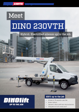 Platformy robocze na wysięgniku teleskopowym mocowane na ciężarówce Dino Lift Dino 230VTH