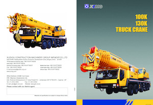 Żurawie teleskopowe mocowane na ciężarówce XCMG QY130K