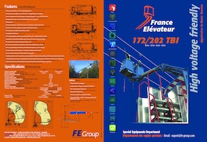 Platformy robocze na wysięgniku teleskopowym mocowane na ciężarówce France Elévateur 202 TBI