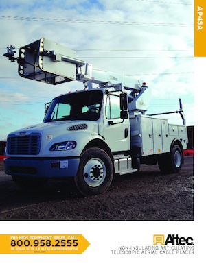 Platformy robocze na wysięgniku teleskopowym mocowane na ciężarówce Altec AP45A Dual