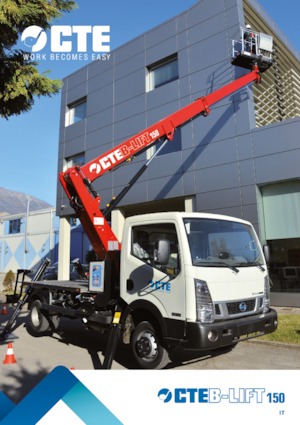 Platformy robocze na wysięgniku teleskopowym mocowane na ciężarówce CTE B-Lift 150 Pro