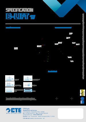 Platformy robocze na wysięgniku teleskopowym mocowane na ciężarówce CTE B-Lift 17