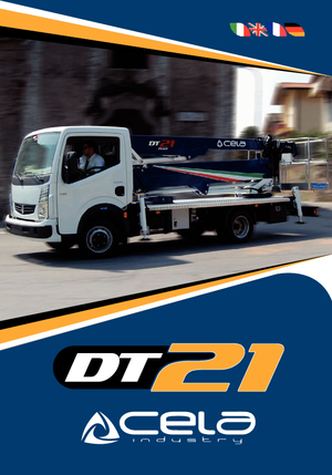 Platformy robocze na wysięgniku teleskopowym mocowane na ciężarówce CELA DT21