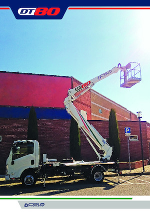 Platformy robocze na wysięgniku teleskopowym mocowane na ciężarówce CELA DT80