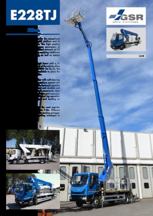 Platformy robocze na wysięgniku teleskopowym mocowane na ciężarówce GSR E228TJ Comfort