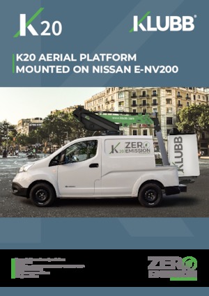 Platformy robocze na wysięgniku teleskopowym mocowane na ciężarówce Klubb K20