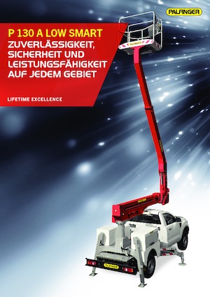 Platformy robocze na wysięgniku przegubowym mocowane na ciężarówce Palfinger P 130 A