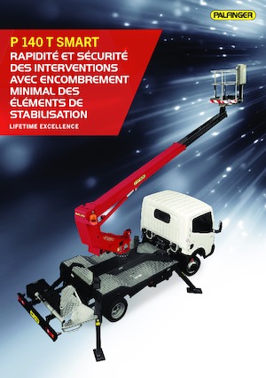 Platformy robocze na wysięgniku teleskopowym mocowane na ciężarówce Palfinger P 140 T