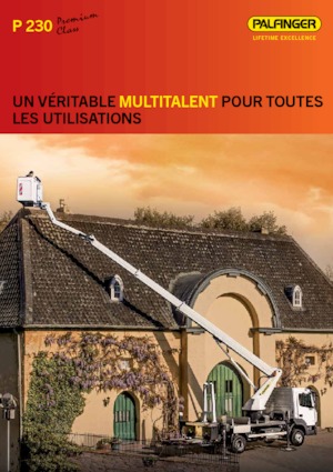 Platformy robocze na wysięgniku teleskopowym mocowane na ciężarówce Palfinger P 230
