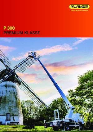 Platformy robocze na wysięgniku teleskopowym mocowane na ciężarówce Palfinger P 300