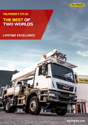 Platformy robocze na wysięgniku teleskopowym mocowane na ciężarówce Palfinger P 370 KS