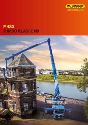 Platformy robocze na wysięgniku teleskopowym mocowane na ciężarówce Palfinger P 480