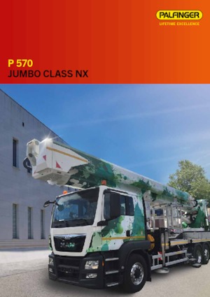 Platformy robocze na wysięgniku teleskopowym mocowane na ciężarówce Palfinger P 570