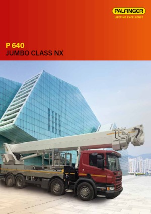 Platformy robocze na wysięgniku teleskopowym mocowane na ciężarówce Palfinger P 640