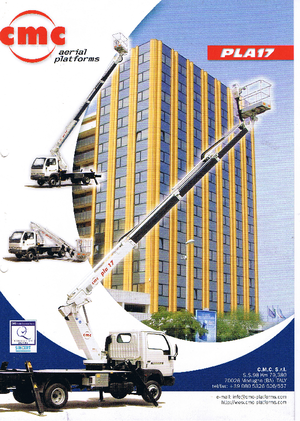 Platformy robocze na wysięgniku teleskopowym mocowane na ciężarówce CMC PLA 17