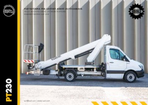 Platformy robocze na wysięgniku teleskopowym mocowane na ciężarówce ISOLI PT230