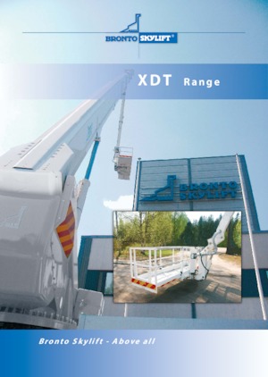 Platformy robocze na wysięgniku teleskopowym mocowane na ciężarówce Bronto Skylift S 37 XDT