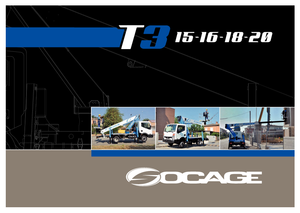 Platformy robocze na wysięgniku teleskopowym mocowane na ciężarówce Socage T315 ForSte